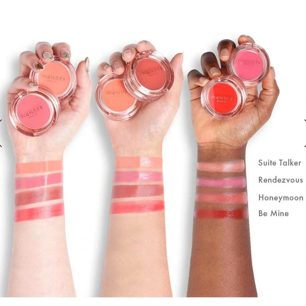 Wander Beauty Double Date Lip and Cheek Balm – Be Mine &‎ Swipe – New in Box